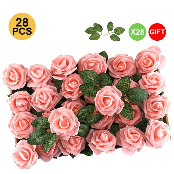 Artificial Flower Bouquet Rose Real Touch Bridal Wedding Supply Home Decor Gift